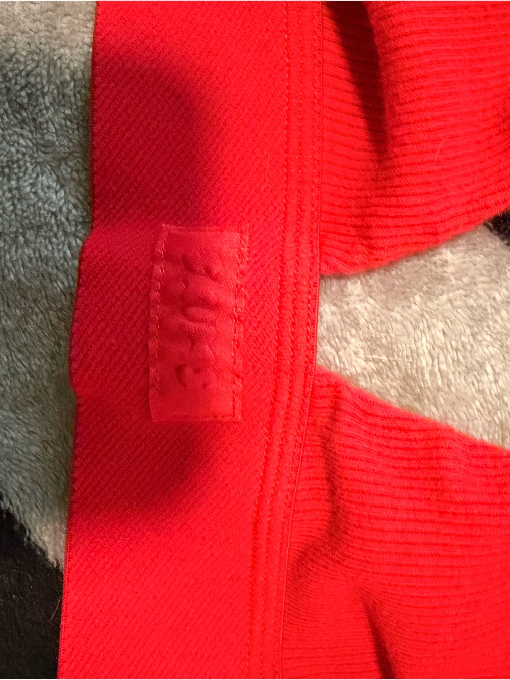 SKIMS Bright Red Ribbed Bralette - Picture 2 of 2